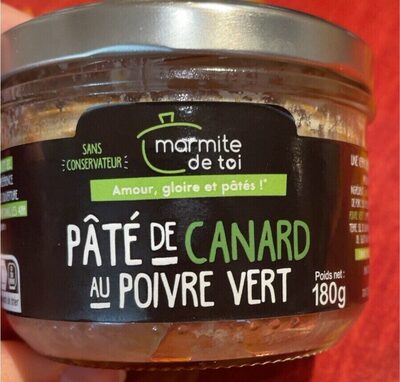 Paté de canard poivre vert