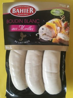 Boudin blanc aux morilles