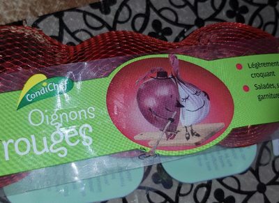 Oignon rouge front packaging
