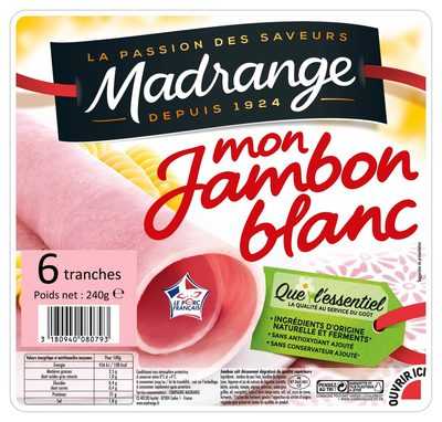 Mon jambon blanc 6tr VPF front packaging