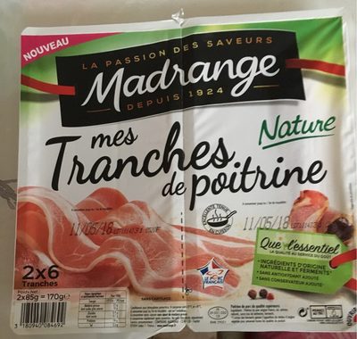 Mes Tranches de poitrine Nature