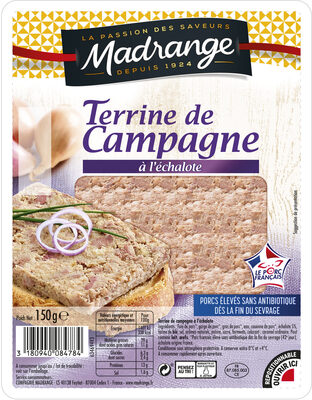 Terrine de campagne à l'échalote