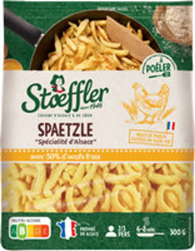 Spaetzle aux oeufs frais