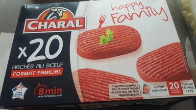 Hachés au boeuf format familial