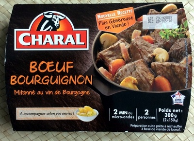 Bœuf Bourguignon Mitonné au Vin de Bourgogne