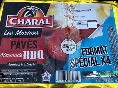pavés marinade bbq