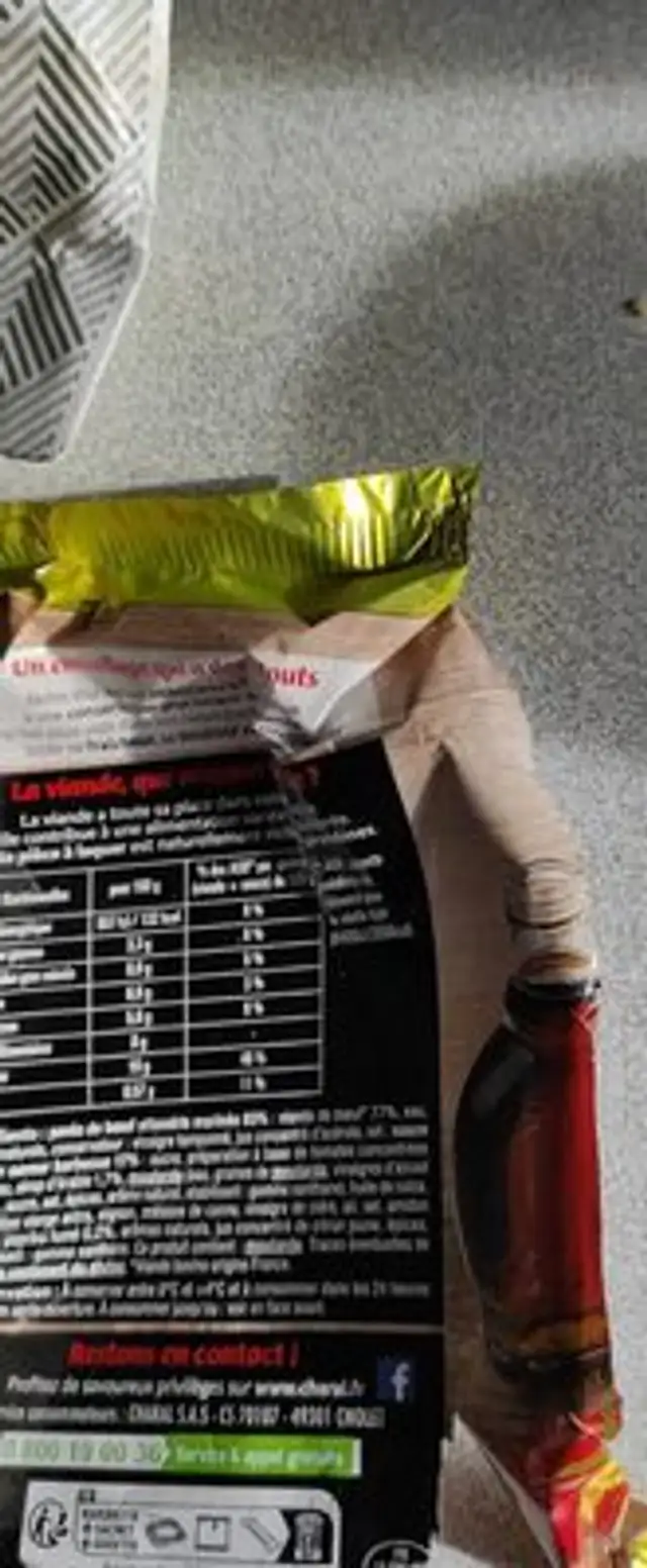 2pieces à laquer barbecue nutrition facts table