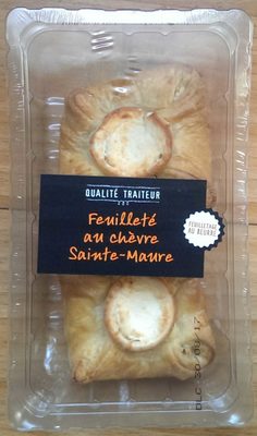 Feuilleté au chèvre Sainte-Maure front packaging