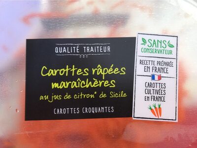 Carottes râpées maraîchères