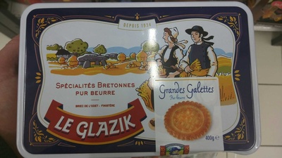 Grandes Galettes Pur Beurre front packaging