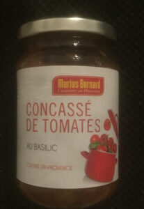 Concasse de tomates au basilic front packaging