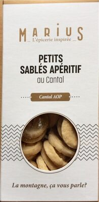 Petits sablés apéritif au Cantal