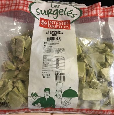 Puree de brocolis front packaging