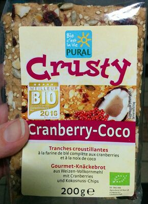 Tranches croustillantes Cranberry-Coco