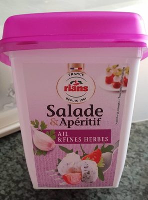 Salade et aperitif front packaging