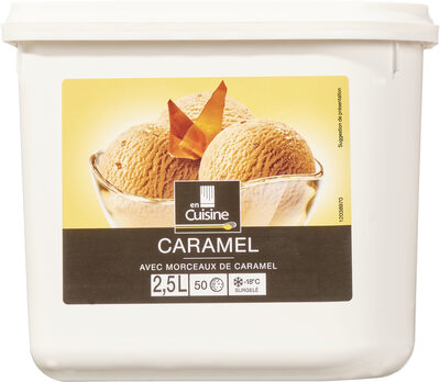 Caramel avec morceaux de caramel