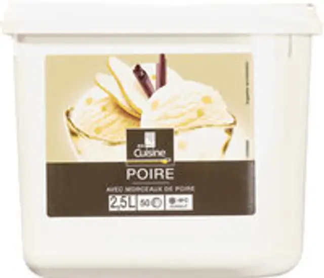 Poire avec morceaux de poire