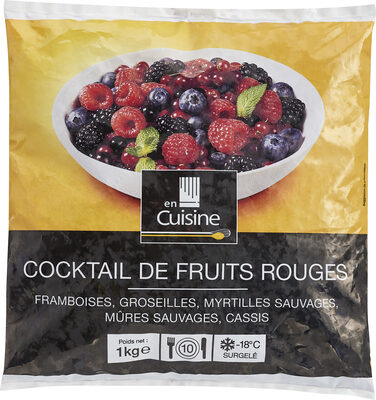 Cocktail de fruits rouges front packaging