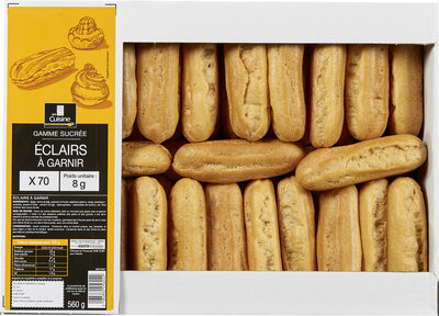 Gamme sucrée Éclairs Prêts à garnir