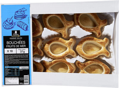Bouchées fruits de mer