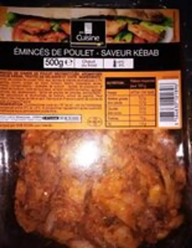 Émincés de poulet- saveur kebab