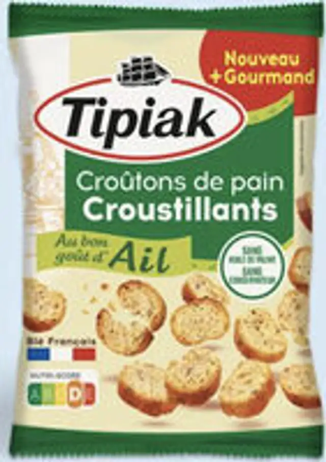 Croûtons de pain croustillants