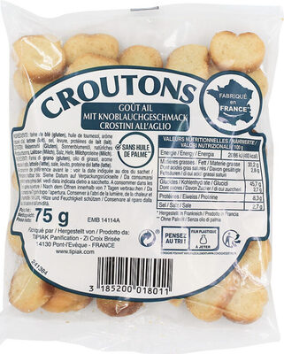 Croûtons Goût Ail