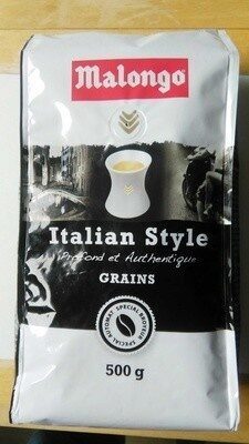 500G Cafe Grains Italien Style Malongo