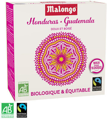 HONDURAS-GUATEMALA-BIO-FAIRTRADE-16-PODS front packaging