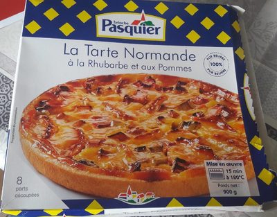 La Tarte Normande à la Rhubarbe et aux Pommes front packaging