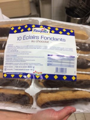 Eclairs au chocolat