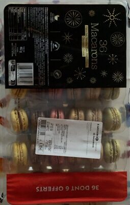 36 macarons