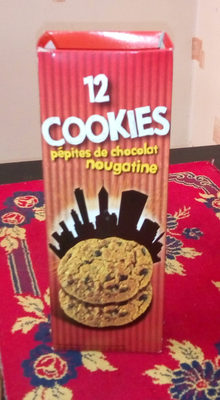 Cookies pepites de chocolat nougatine