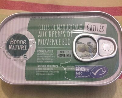 Filets de maquereaux  aux herbes de Provence bio