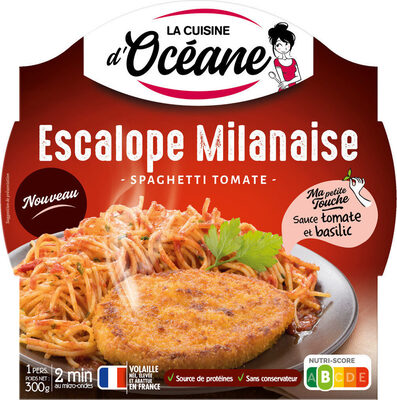Escalope Milanaise - Spaghetti tomate