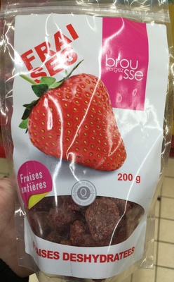 Fraises déshydratées