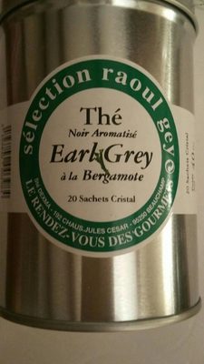 Thé Noir aromatisé Earl Grey