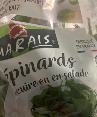 Épinards à cuire ou en salade