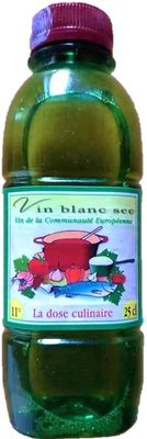 Vin blanc sec - La dose culinaire