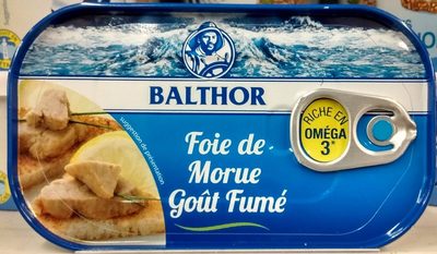 Foie de Morue Goût Fumé front packaging