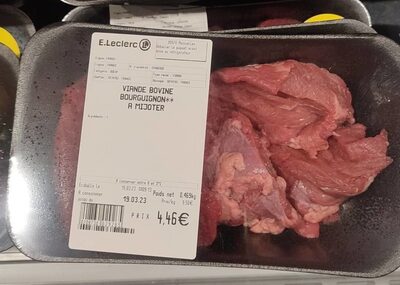 Viande bovine bourguignon à mijoter