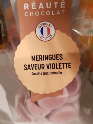 Meringues Saveur Violette front packaging