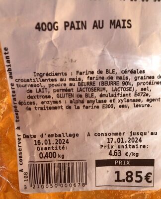 Pain au mais