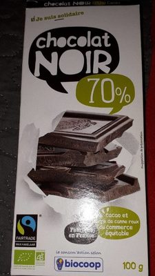 Chocolat noir 70%