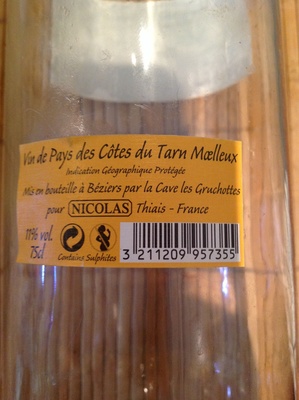 vin de pays des côtes du Tarn moelleux