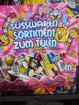 Süßwaren Sortiment zum Teilen