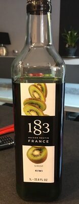 Sirop de kiwi front packaging