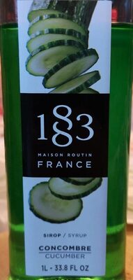Sirop de concombre