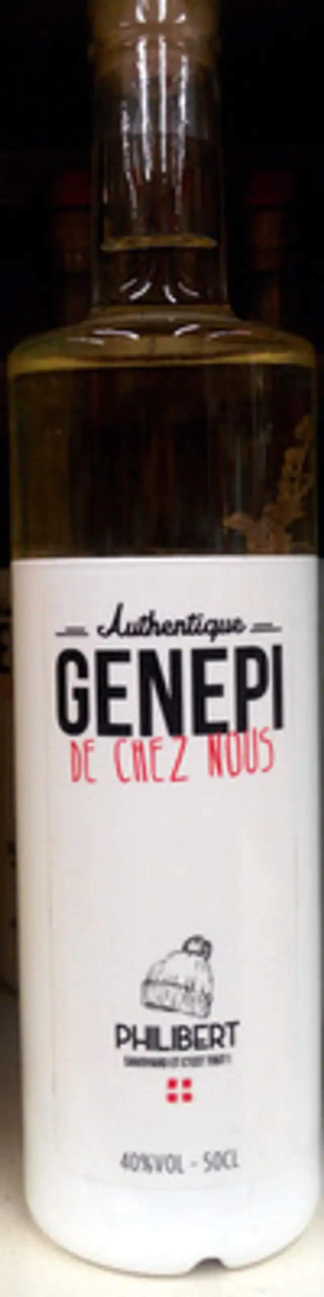 Authentique génépi de chez nous front packaging