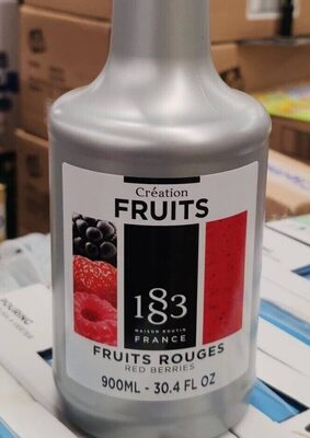 Sirop fruits rouges